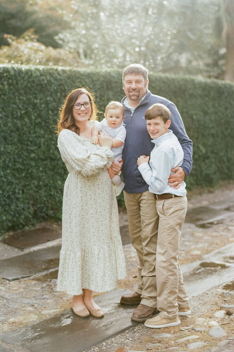 One of the best photographers in savannah ga with her family