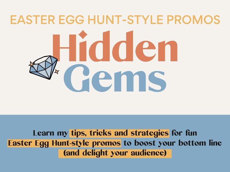Nadine Nethery of CAN DO Content shares the behind the scenes of her easter egg hunt style website promotion