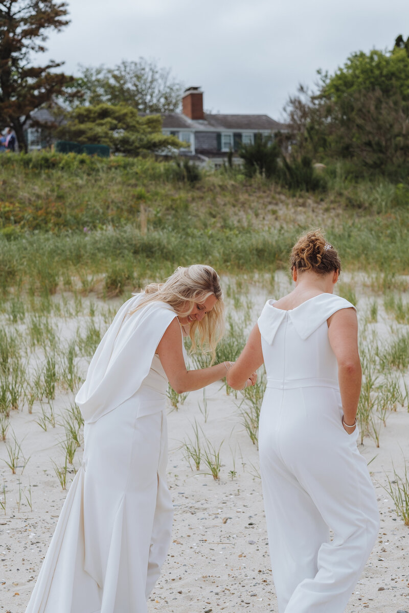 Private beach wedding in Chatham, Massachusetts