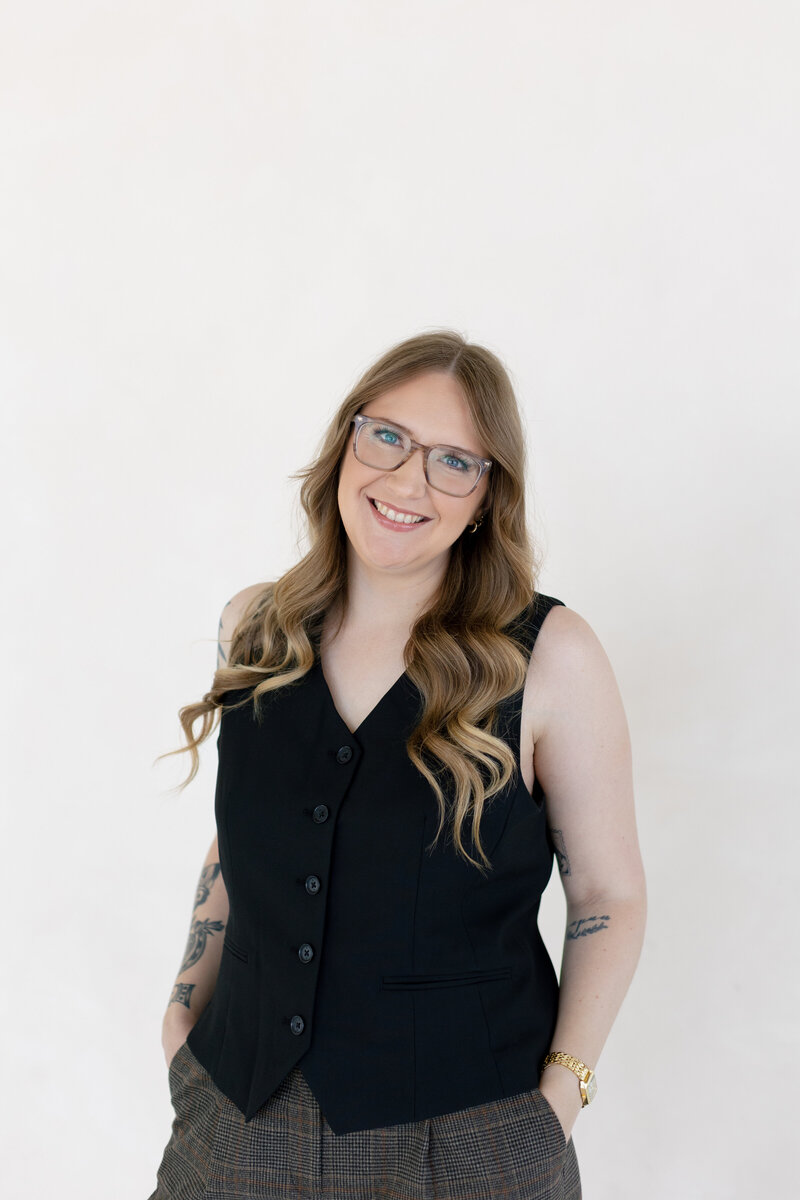 Headshot of the owner of commercial photography brand, Goodrick & Co