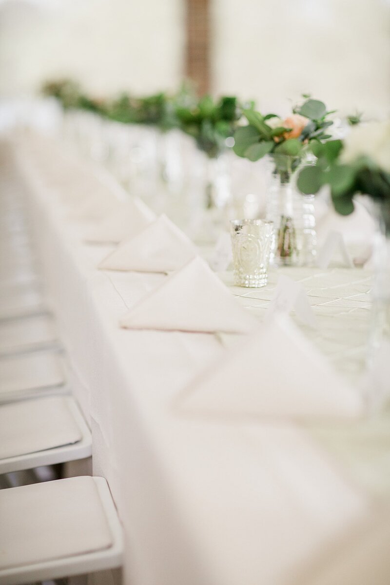 white napkins by Knoxville Wedding Photographer, Amanda May Photos