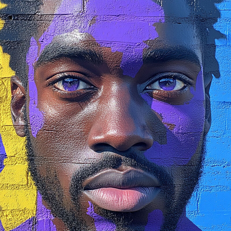 Module Three: The Age of Aquarius - vibrant portrait symbolising Aquarian consciousness and authentic self-expression