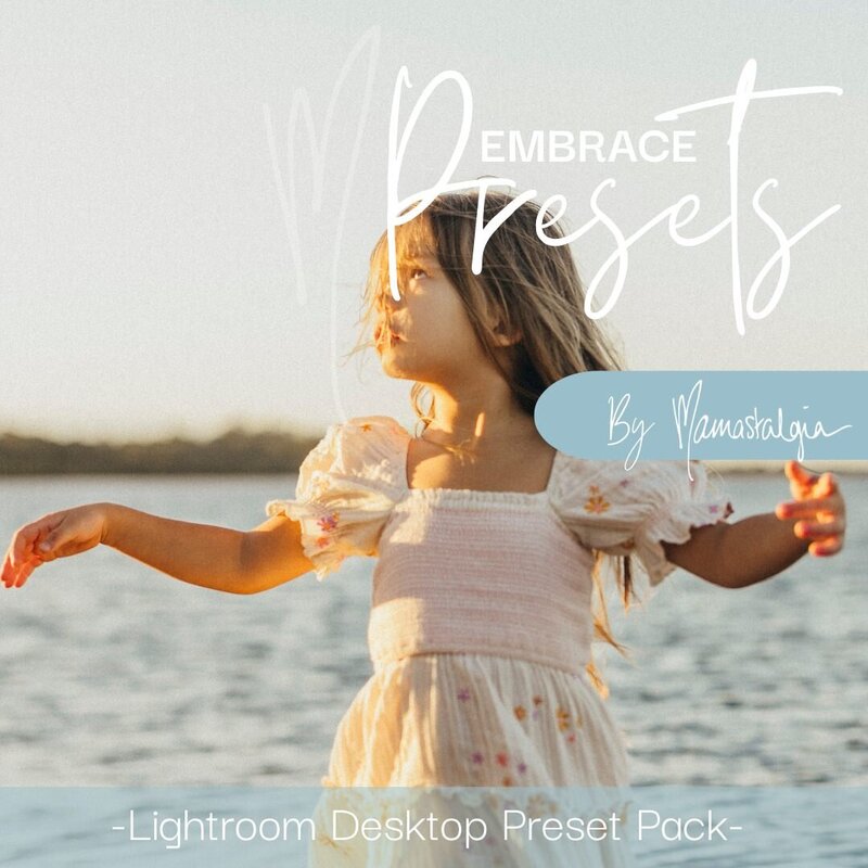 Mamastalgia Presets - Embrace Desktop - before and after 
