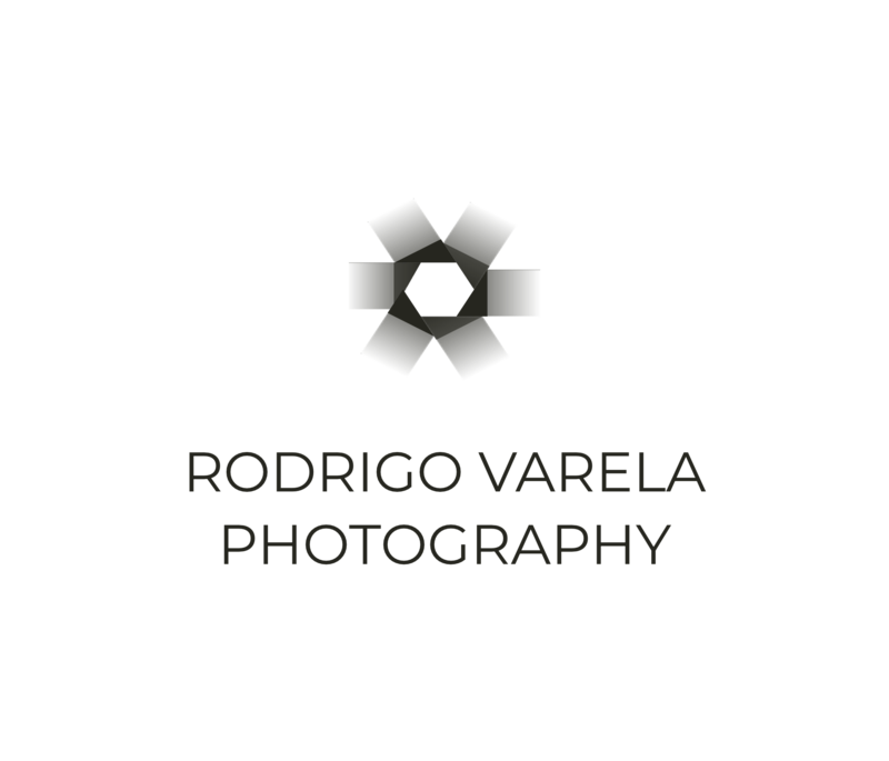 Black primary logo of Rodrigo Varela Photography, a Miami, Florida-based wedding and engagement photographer known for capturing elegant and timeless moments.