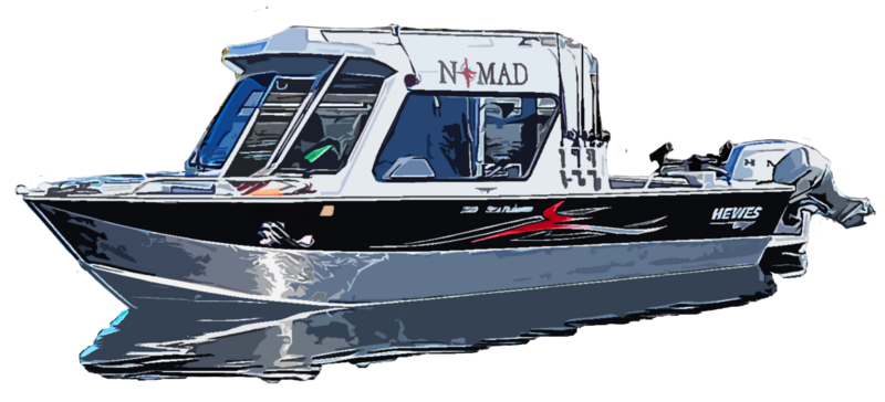 22 foot aluminum hull rental boat in Juneau Alaska