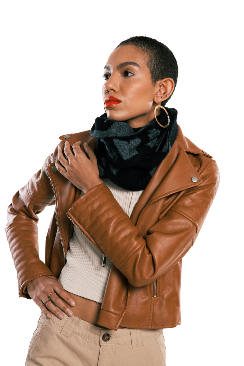 feminist scarf charcoal 3