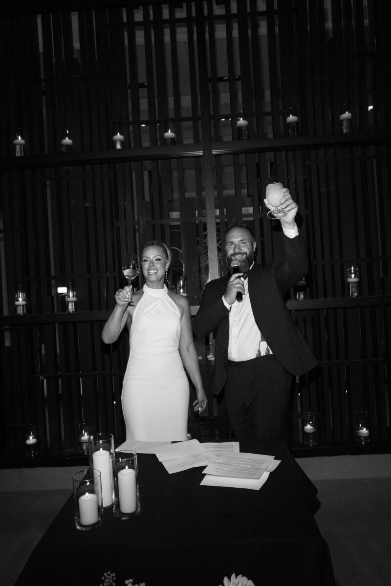 Bride & Groom Portrait at One King West