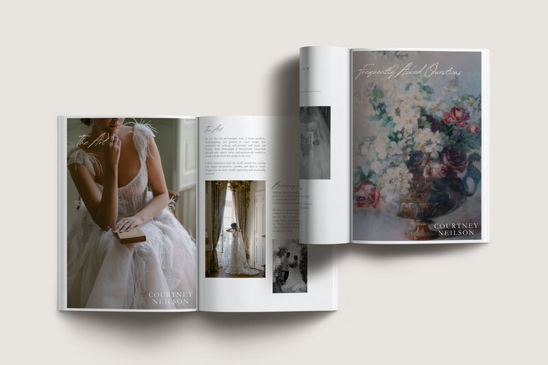 fine art photography brochure