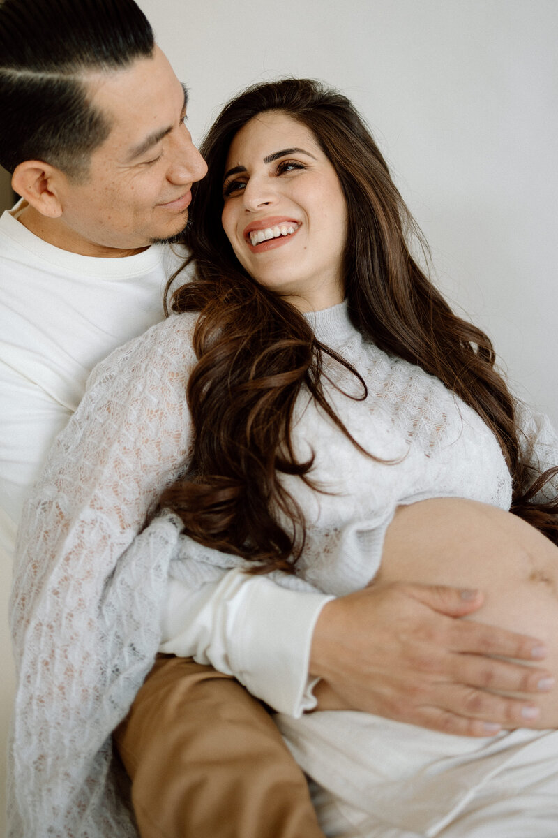 Aleida and Jorge Maternity Los Angeles-46