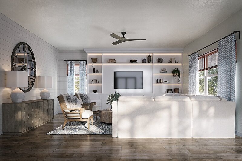 Family Room Rendering