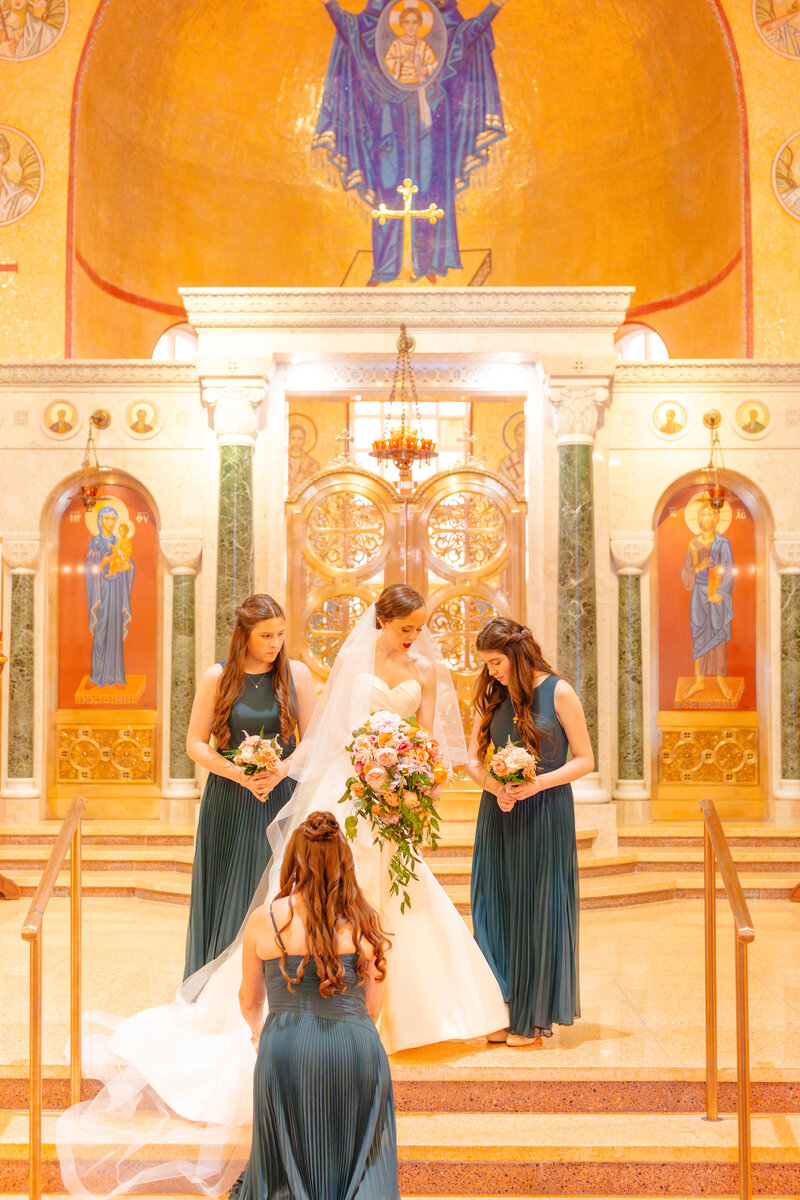 St Sophia's Greek Orthodox Church Wedding in the Spring in DC