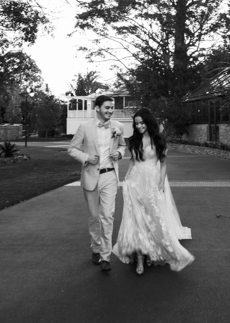 Bride and goom the valley estate