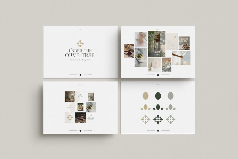 Under the Olive Tree - branding by Laura Emma