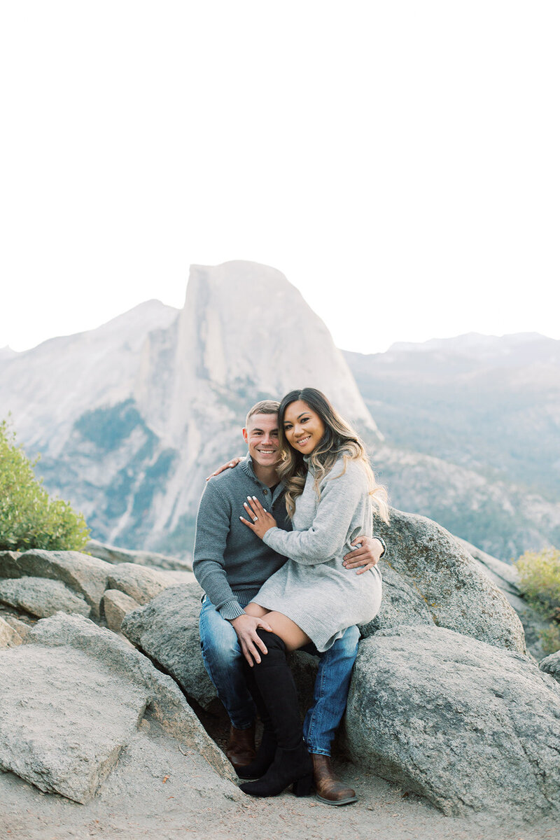 Engagement Photos at Glacier Point