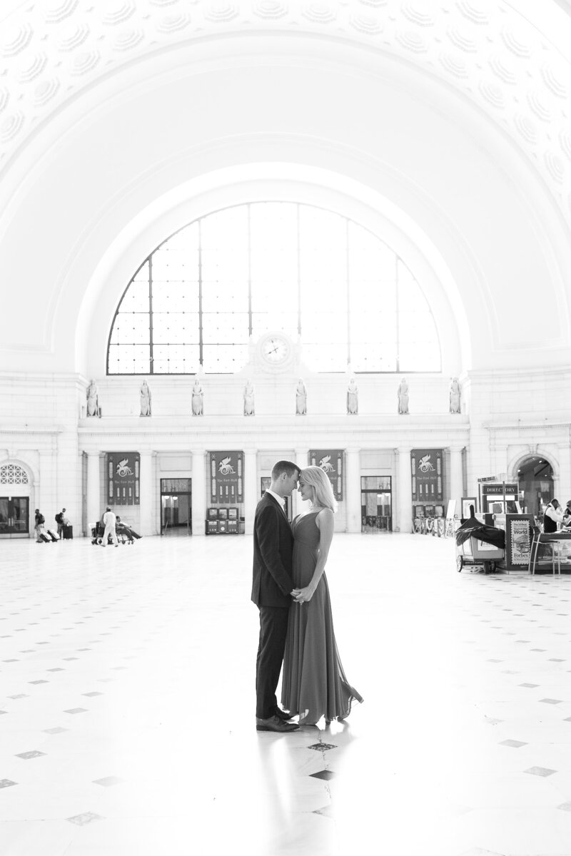 Union Station Engagement Session DC Wedding Photographer-69
