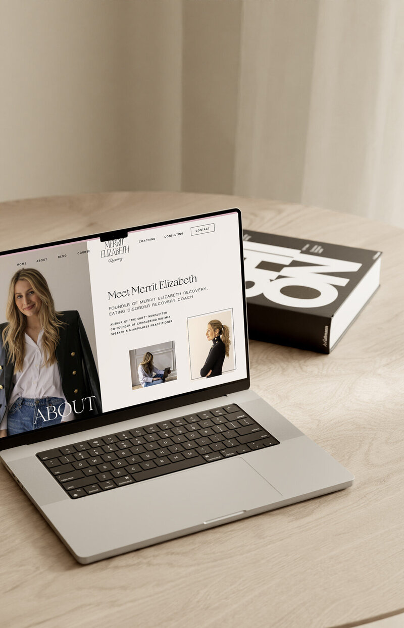 vip day website redesign on showit