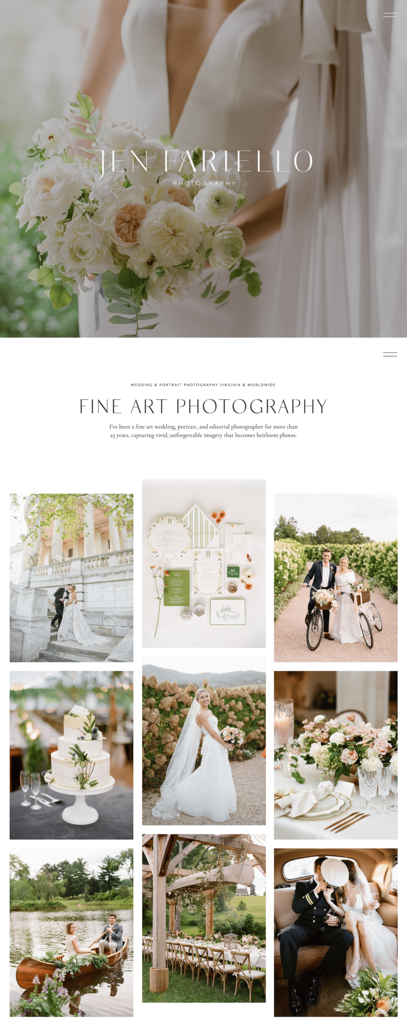 A website mockup.