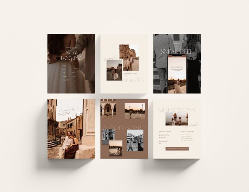 Minimal Instagram templates for photographers 4:5 Blooming Bliss 9