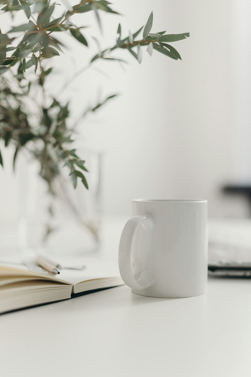 Mug with books