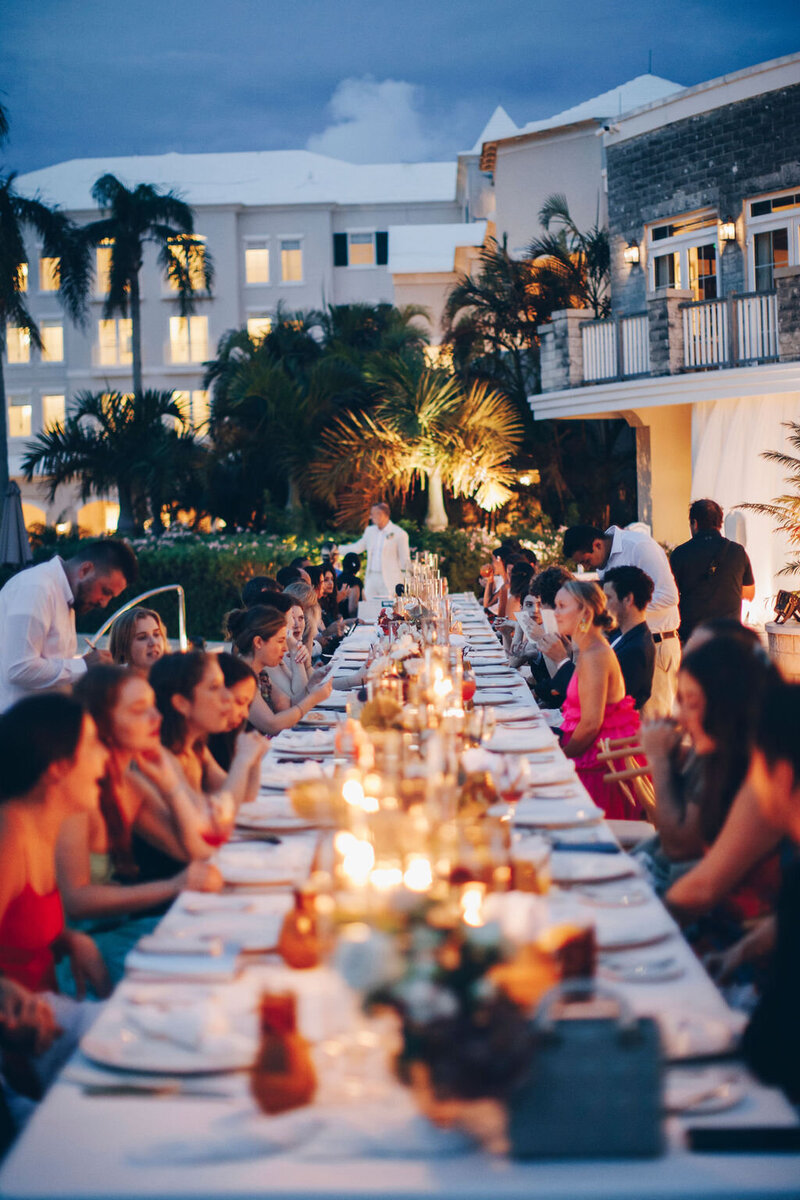 Bermuda Wedding Outdoor Reception - Bermuda Bride