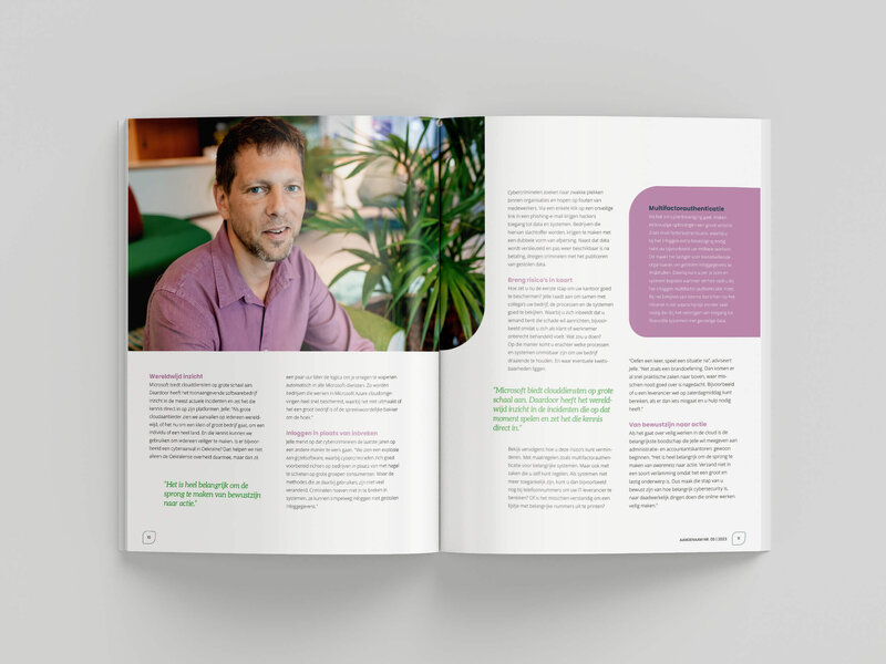 Studio Paoline Kruijssen - portfolio vormgeving - SnelStart Aangenaam Magazine - 13