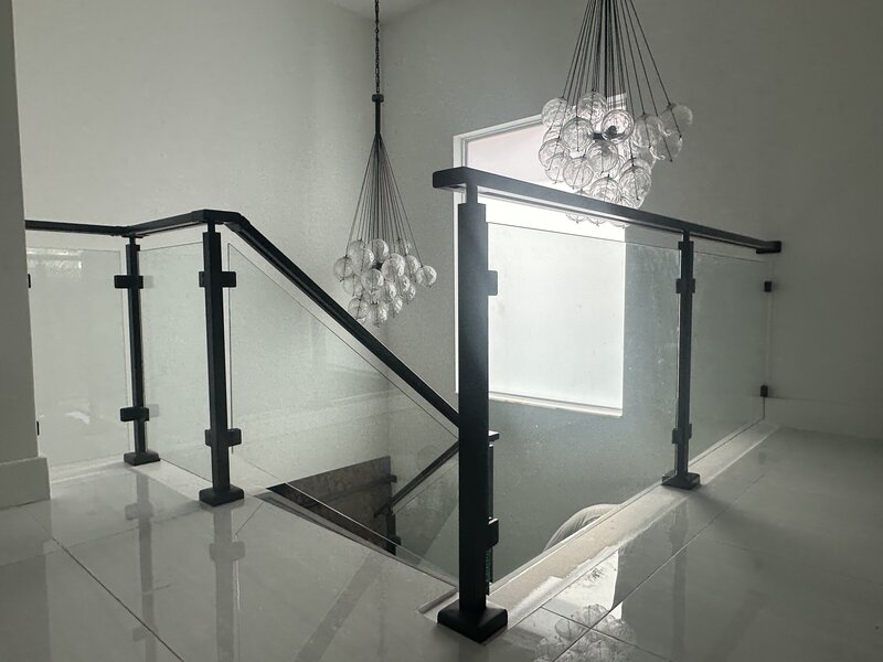 Modern Glass & Aluminum Railings in Boca Raton, South Florida