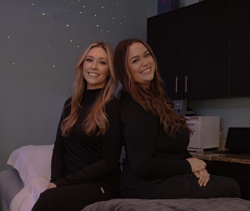 Madieline and Chelsea, the Ardent Aesthetics & Academy team