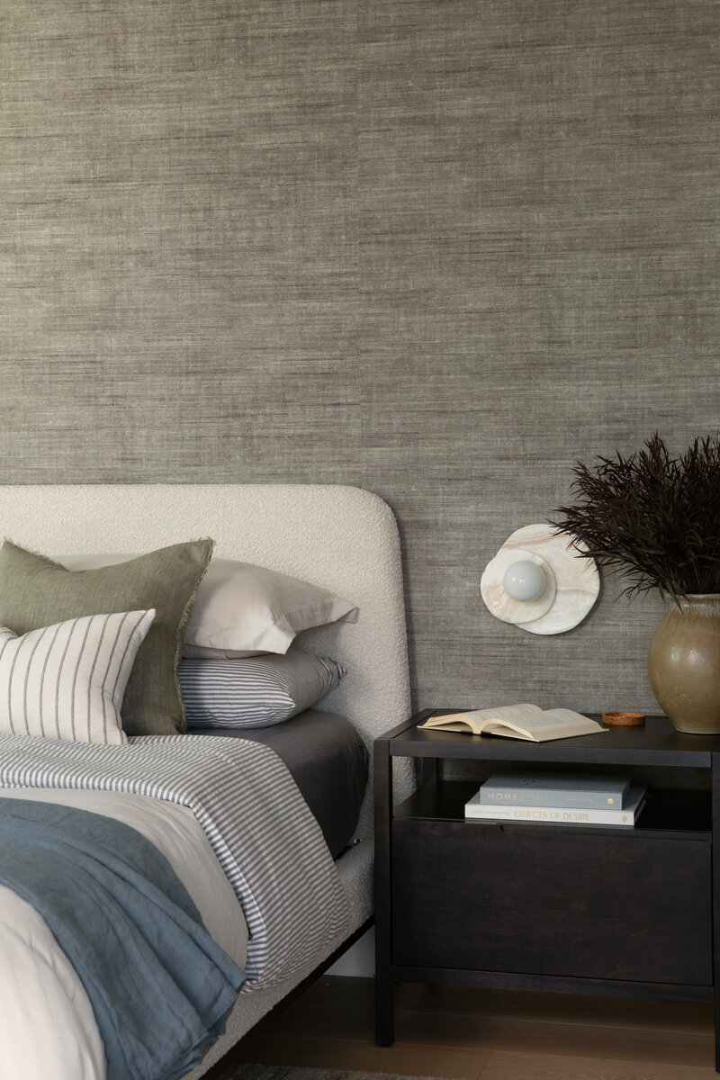 Ashley de Boer Interiors finalizes interior design details.