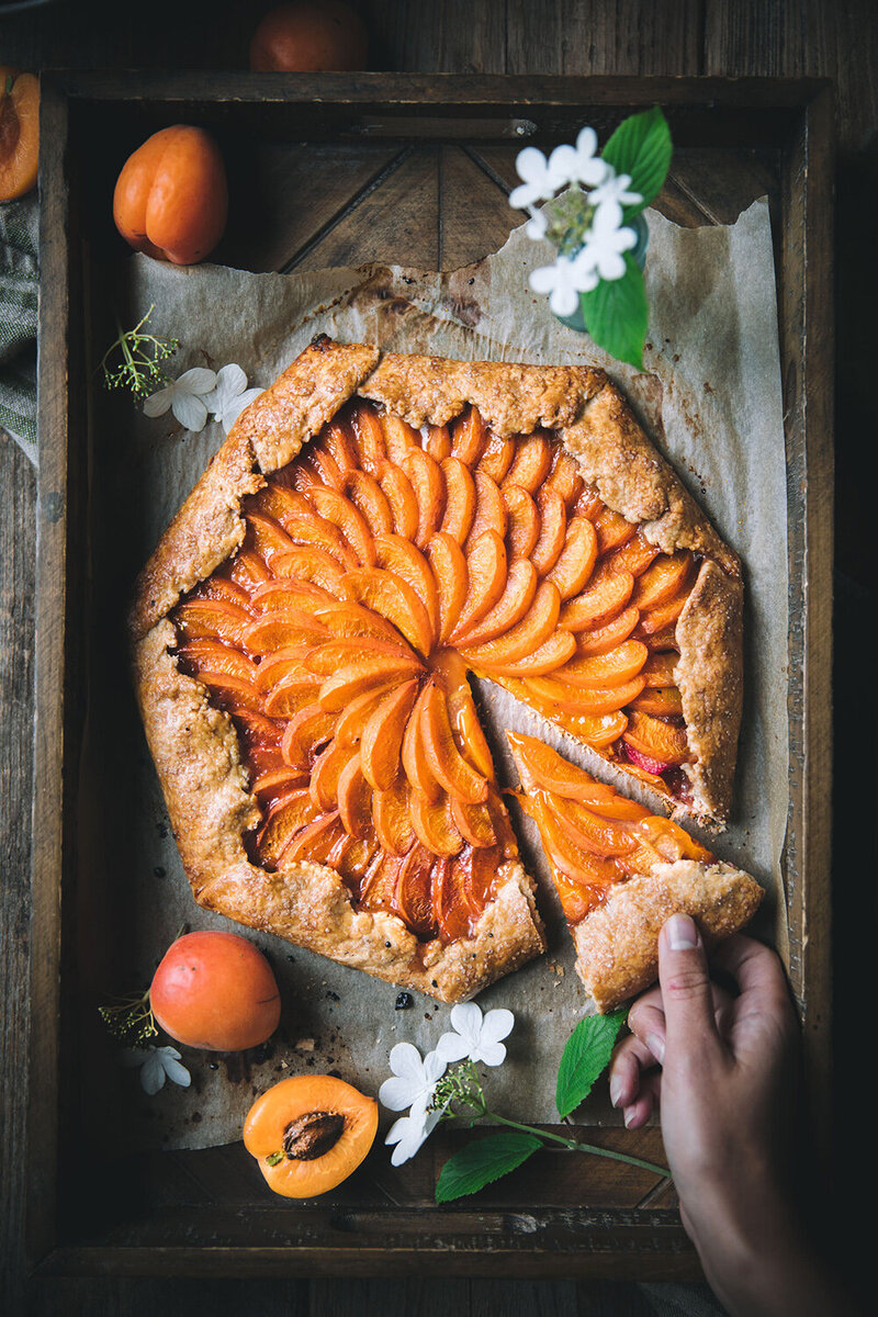 Apricot and Rhubarb Galette-3small