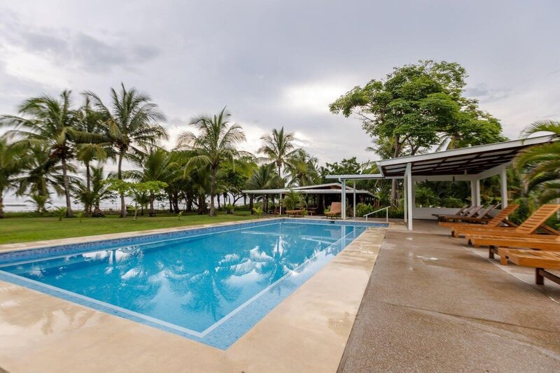 Lower pool at Salvatierra resort for yoga training participants to enjoy between sessions