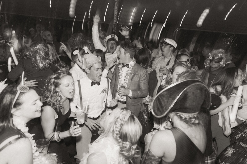 New Hampshire Wedding Photographer dancing at reception