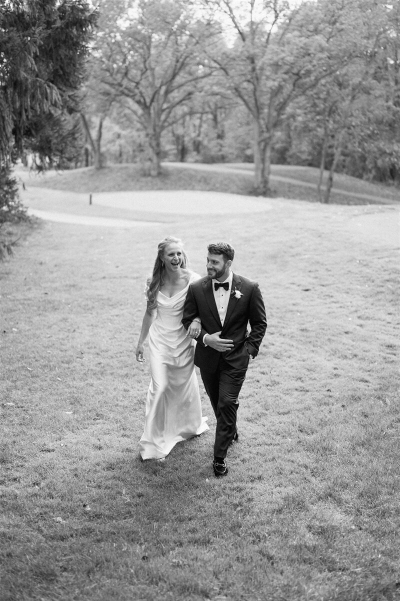 Bustling Fashion All-White Fall Wedding at the Shepherd’s Hollow Club, Glass Banquet Venue on the Lake, Detroit MI