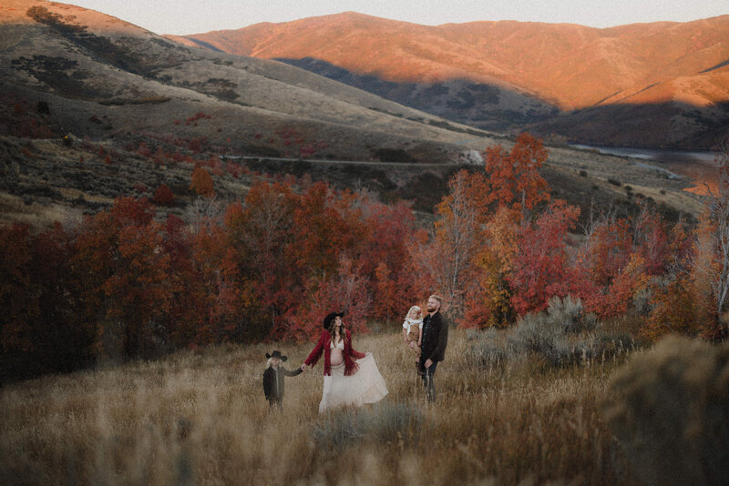 Autumn family photography