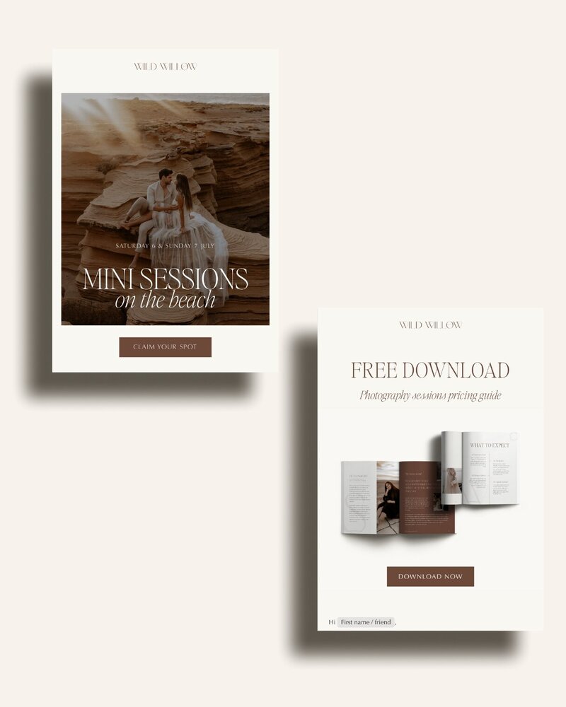 Luxury Flodesk templates for photographers 5