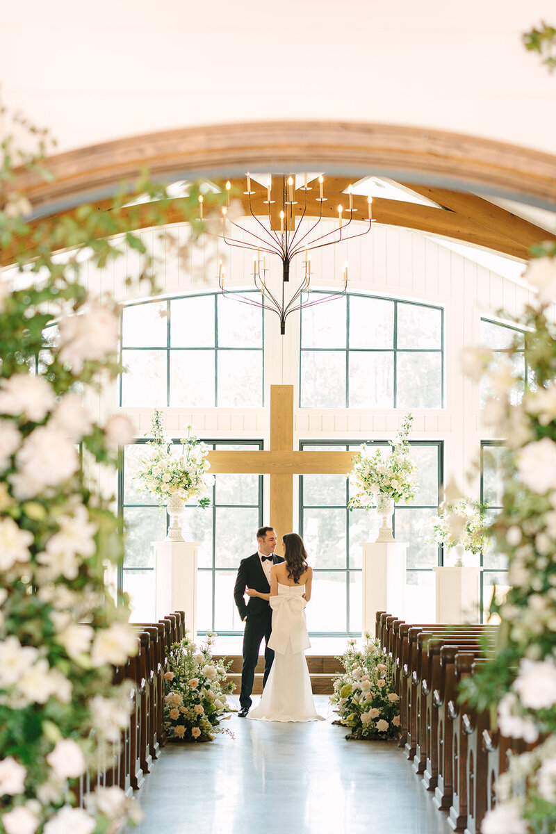 Inside Of The Blue Magnolia Chapel