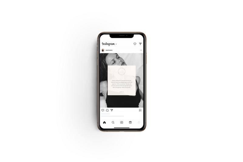 Minimal Instagram templates Wabi Sabi 1
