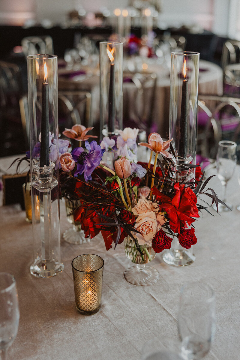 Wedding reception at Top of the Town in Virginia