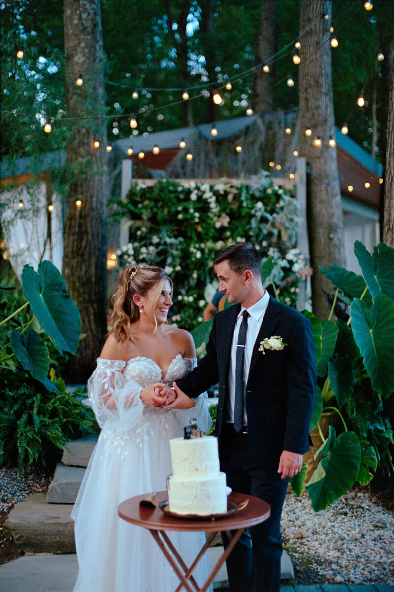 beautiful wedding on film with a vintage feel