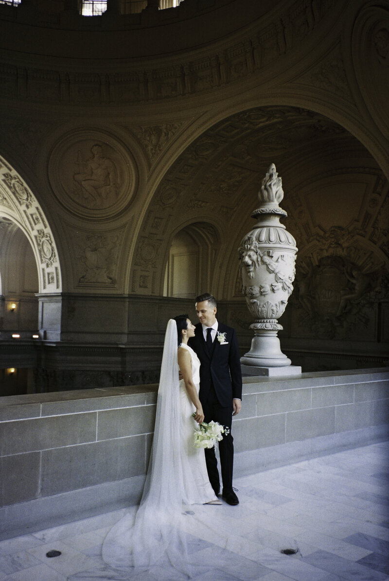 Sydnee Marie Photography -- San Francisco City Hall Wedding -- M + P -- FILM-12