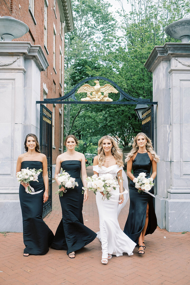 Classic and romantic spring wedding at a museum designed after a 17th century Swedish Manor House with Ariel Fera Events wedding planner and designer | American Swedish Historical Museum Wedding | Philadelphia PA | Denise Marie Photography | Editorial Wedding Photographer based in Philadelphia PA