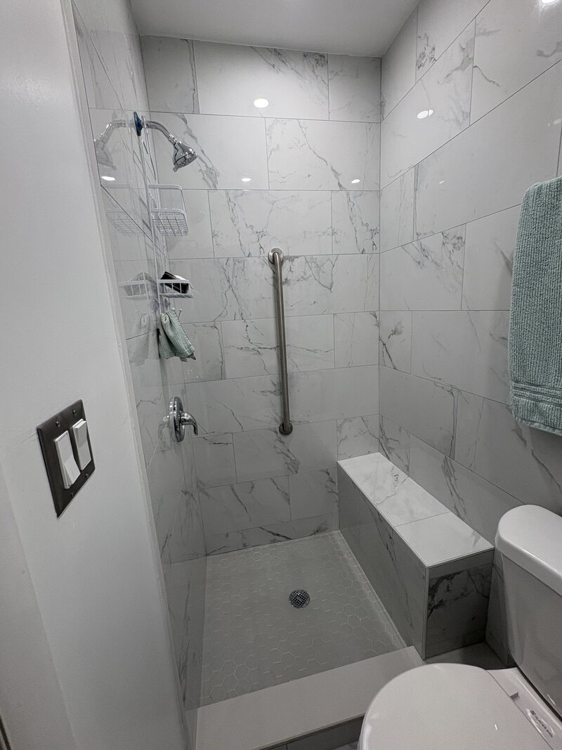 new shower