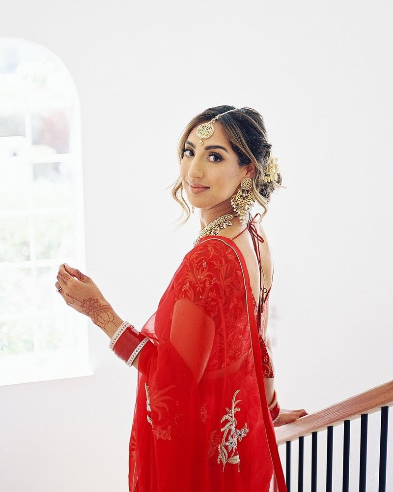 A gorgeous Perfect Saree Draping Bride.