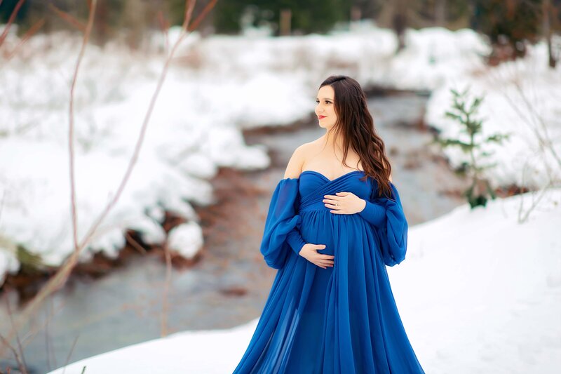 Winter Maternity Photoshoot Seattle