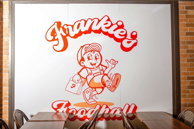 Frankie's Foodhall Shopfront External Decal Signage,Branding Project by Leithal and Co