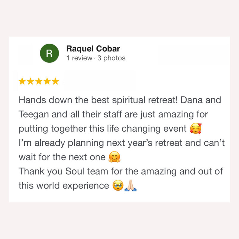 testimonial of soul retreat with dana haines