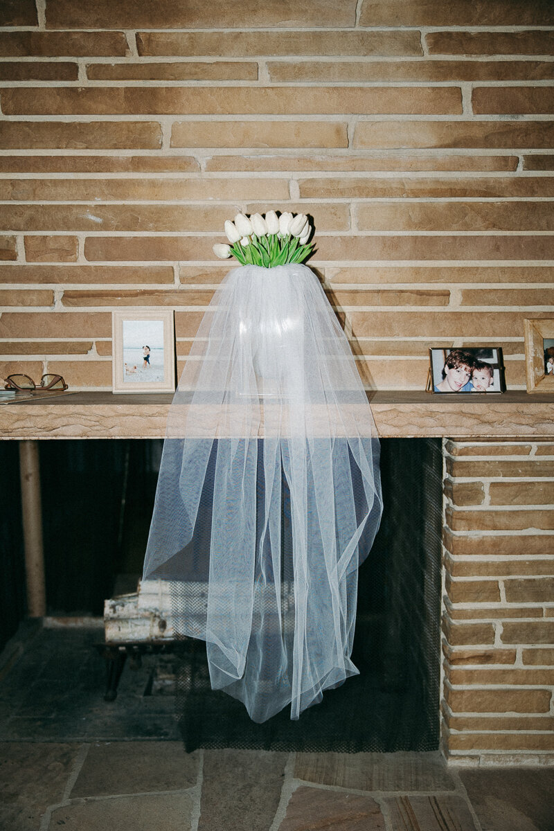 bridal veil detail photo in jacksonville florida