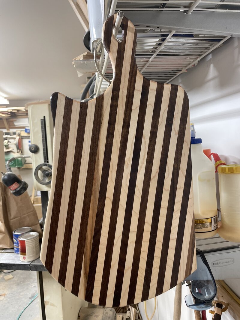 custom butcher block cutting board handmade