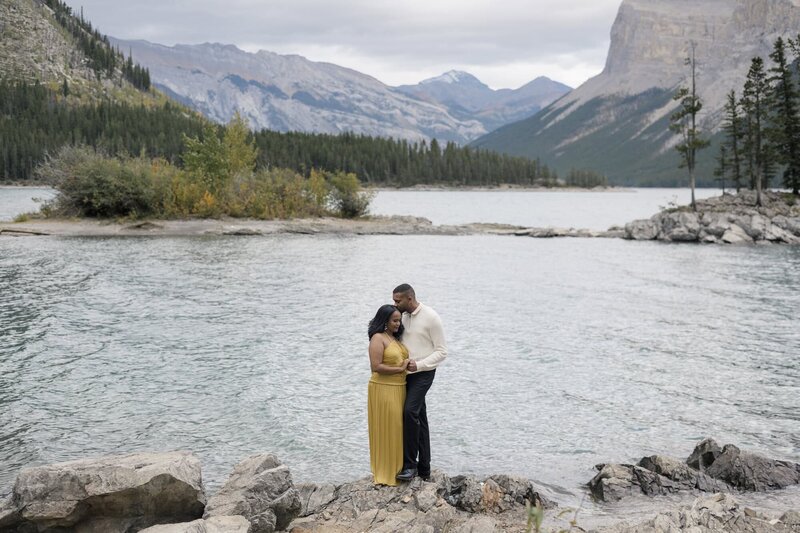 Banff wedding photography bride and groom Alberta