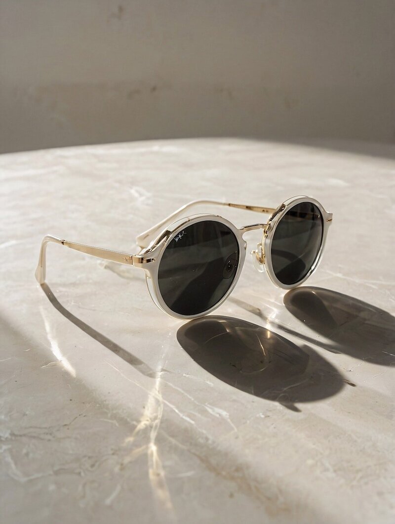 Elegant Gold Sunglasses