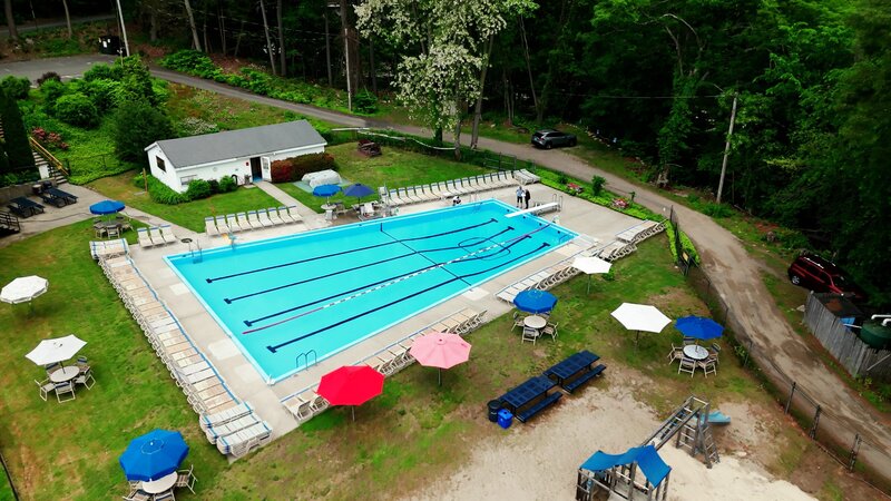 pool drone shot-min